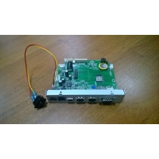 Материнская плата Ритейл-01 Ethernet с выключателем питания и задней интерф. кр. (RS/USB/2LAN) с ПО
