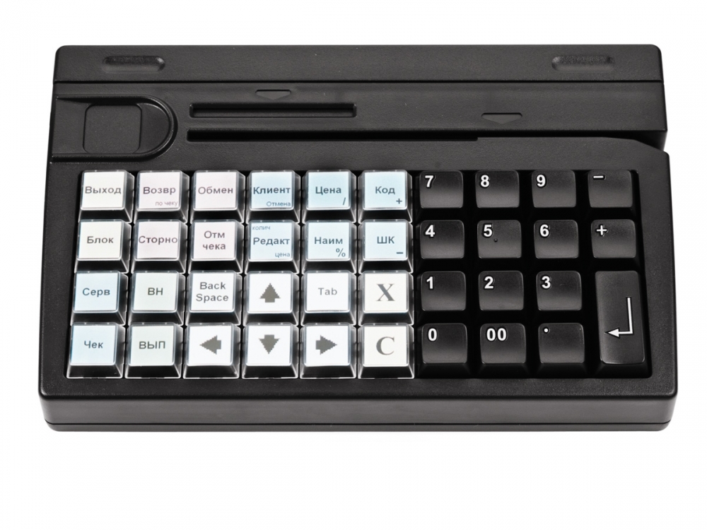 POS клавиатура Posiflex KB-4000UB черная