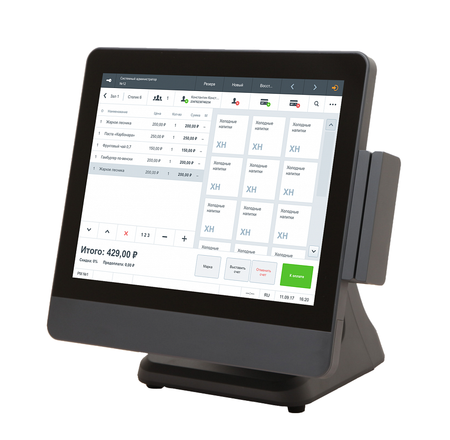 POS-терминал АТОЛ ViVA Smart (4GB/64GB, без MSR, Windows 10 IoT) POS-терминал АТОЛ ViVA Smart (4GB/64GB, без MSR, Windows 10 IoT)